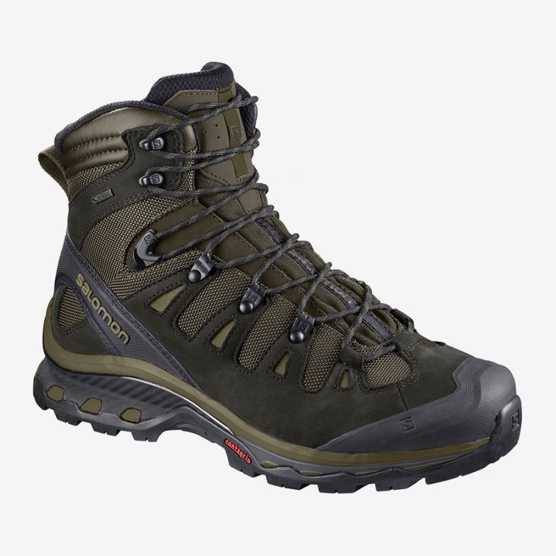 Salomon QUEST 4D 3 GTX Mens Hiking Boots Olive | Salomon South Africa